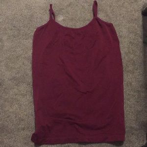 Maroon tank top